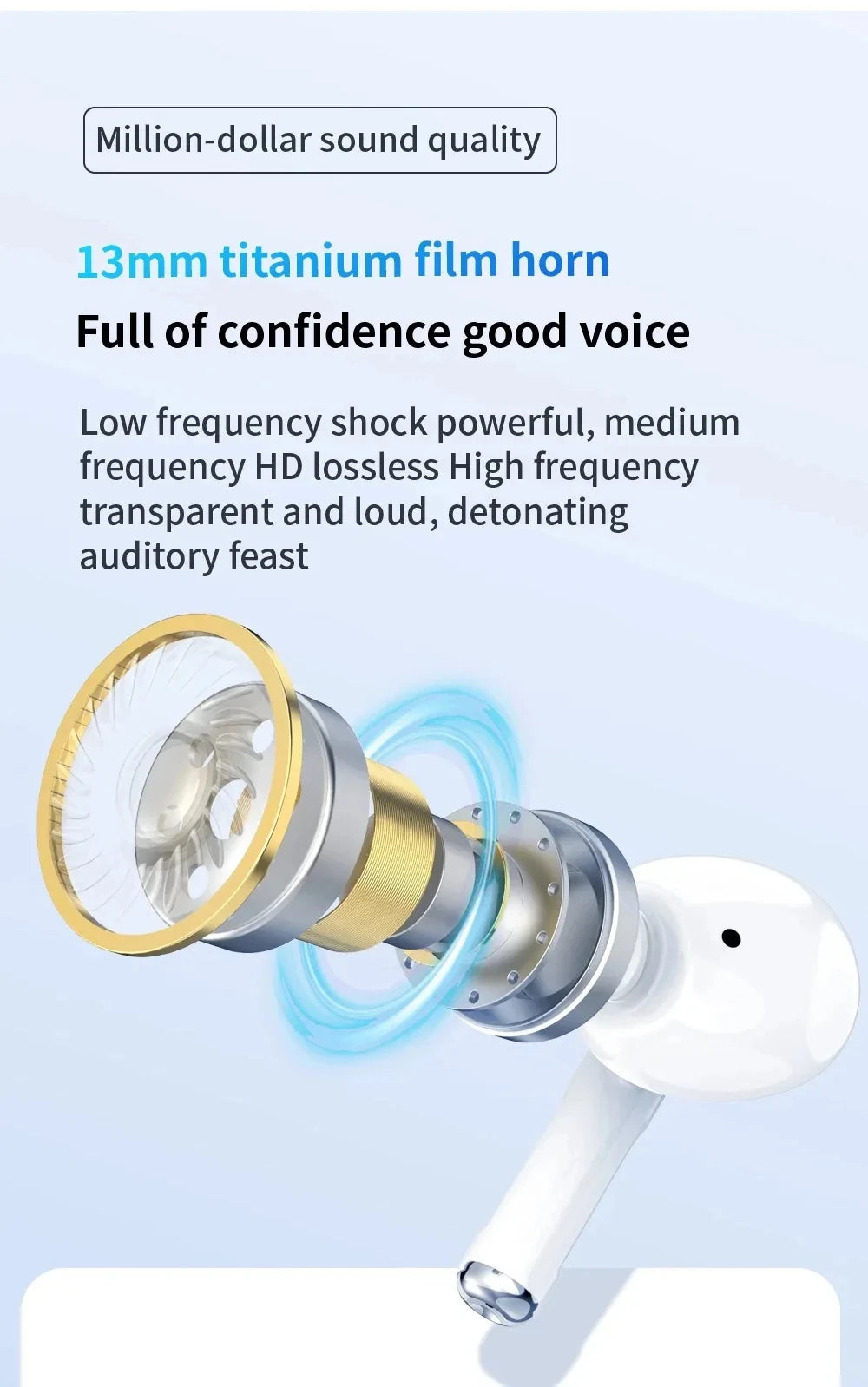 Original Pro 5 TWS Max Bluetooth Headphones – iPhone and Android Compatible, Wireless In-Ear with Charging Box