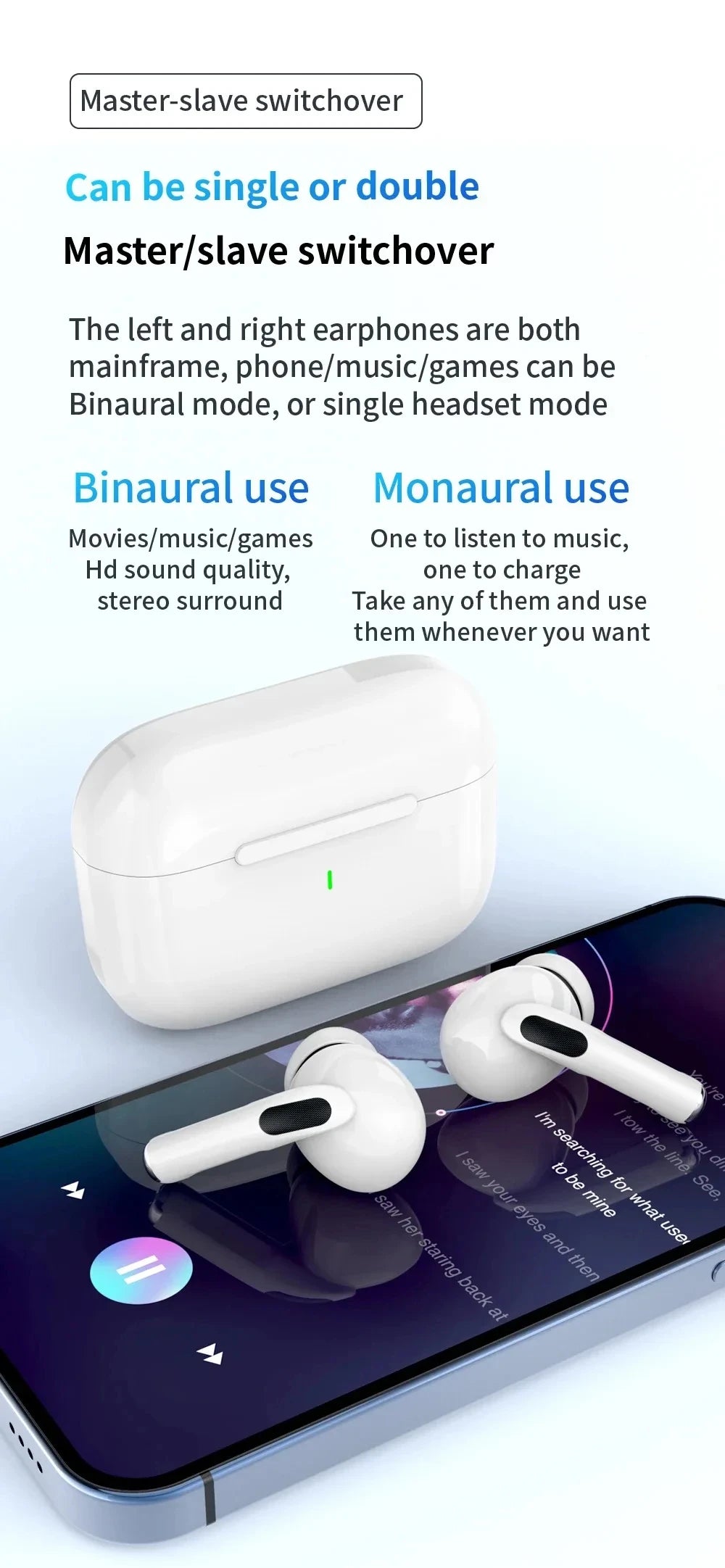 Original Pro 5 TWS Max Bluetooth Headphones – iPhone and Android Compatible, Wireless In-Ear with Charging Box